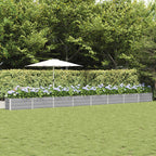 Fioriera Grigio chiaro 770 x 50 x 45 cm Acciaio zincato