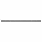 Fioriera Grigio chiaro 770 x 50 x 45 cm Acciaio zincato