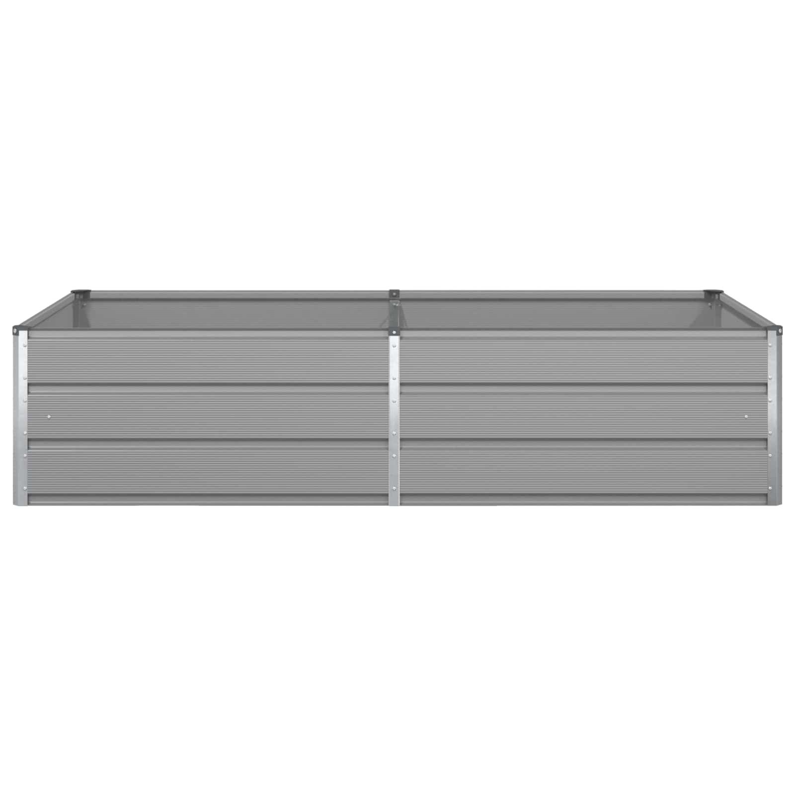 Fioriera Grigio chiaro 195 x 100 x 45 cm Acciaio zincato
