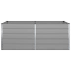 Fioriera Grigio chiaro 195 x 100 x 75 cm Acciaio zincato