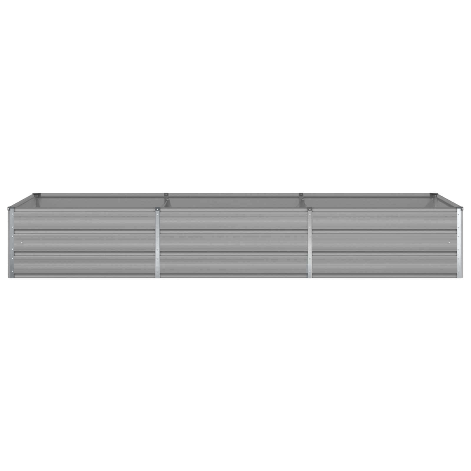 Fioriera Grigio chiaro 290 x 100 x 45 cm Acciaio zincato