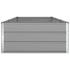 Fioriera Grigio chiaro 290 x 100 x 45 cm Acciaio zincato