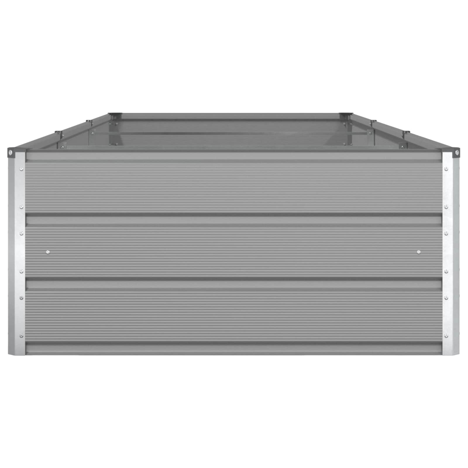 Fioriera Grigio chiaro 290 x 100 x 45 cm Acciaio zincato