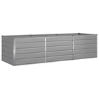 Fioriera Grigio chiaro 290 x 100 x 75 cm Acciaio zincato