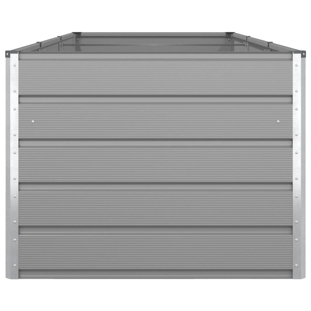 Fioriera Grigio chiaro 290 x 100 x 75 cm Acciaio zincato