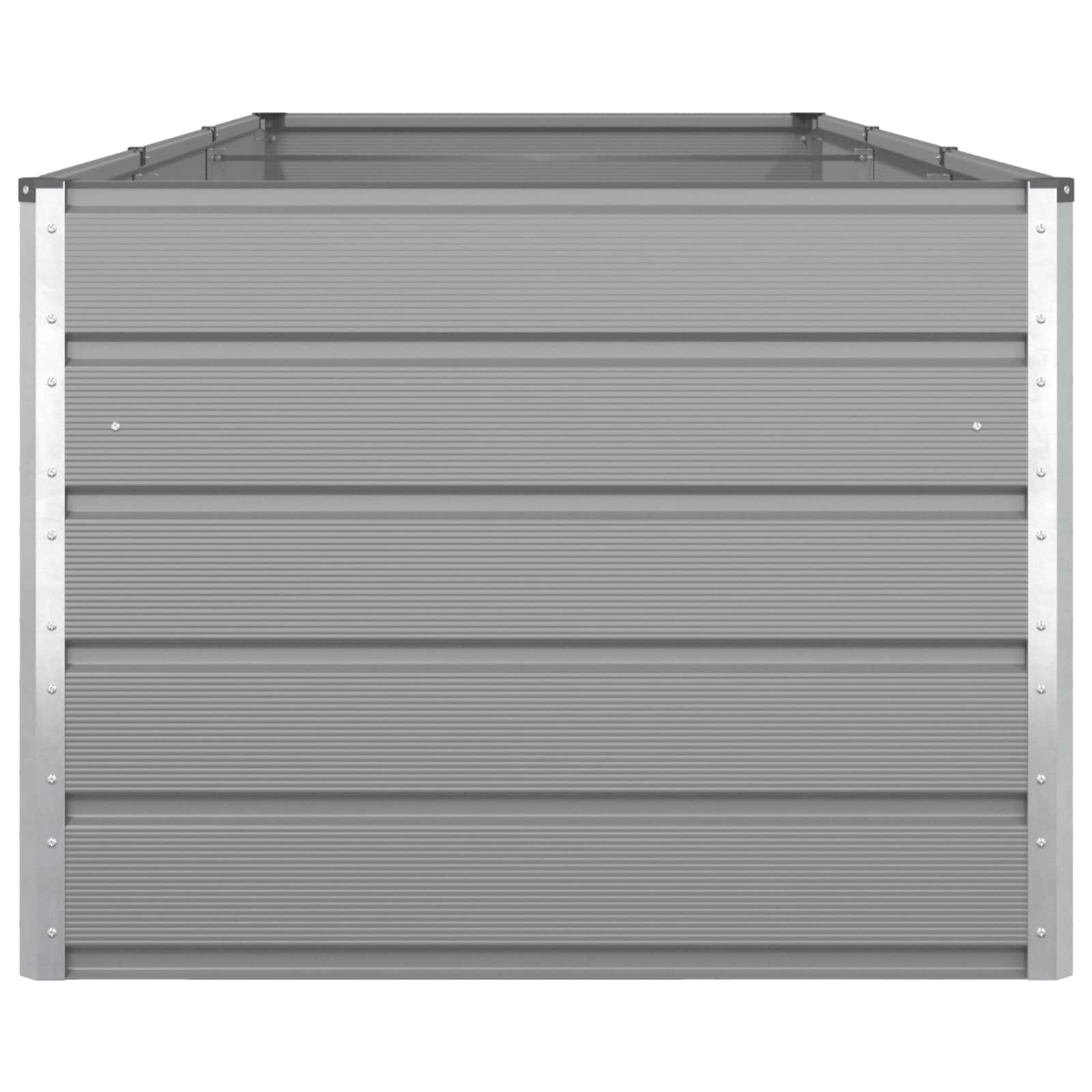 Fioriera Grigio chiaro 290 x 100 x 75 cm Acciaio zincato