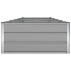 Fioriera Grigio chiaro 385 x 100 x 45 cm Acciaio zincato