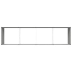 Fioriera Grigio chiaro 385 x 100 x 45 cm Acciaio zincato