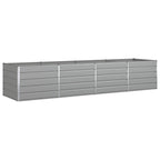 Fioriera Grigio chiaro 385 x 100 x 75 cm Acciaio zincato