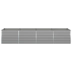 Fioriera Grigio chiaro 385 x 100 x 75 cm Acciaio zincato