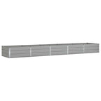 Fioriera Grigio chiaro 480 x 100 x 45 cm Acciaio zincato