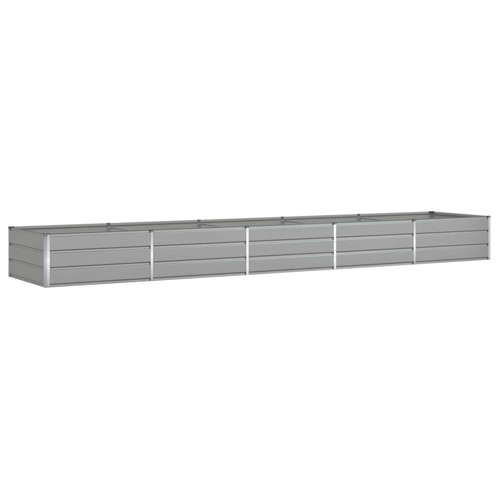 Fioriera Grigio chiaro 480 x 100 x 45 cm Acciaio zincato