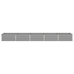 Fioriera Grigio chiaro 480 x 100 x 45 cm Acciaio zincato