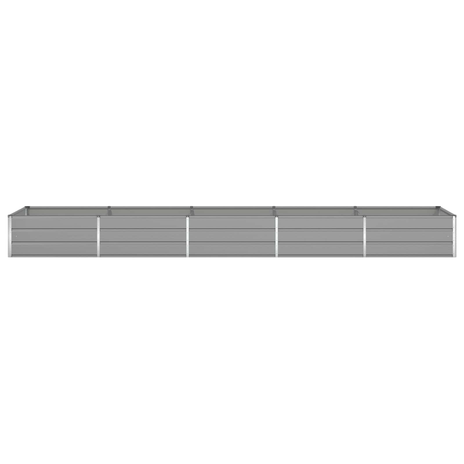 Fioriera Grigio chiaro 480 x 100 x 45 cm Acciaio zincato