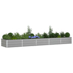 Fioriera Grigio chiaro 480 x 100 x 45 cm Acciaio zincato