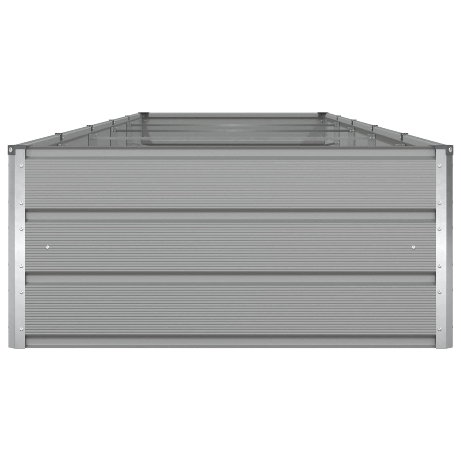 Fioriera Grigio chiaro 480 x 100 x 45 cm Acciaio zincato