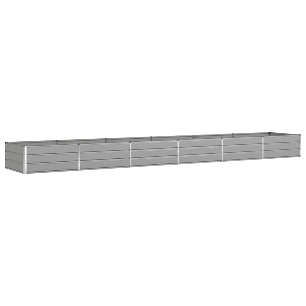 Fioriera Grigio chiaro 580 x 100 x 45 cm Acciaio zincato