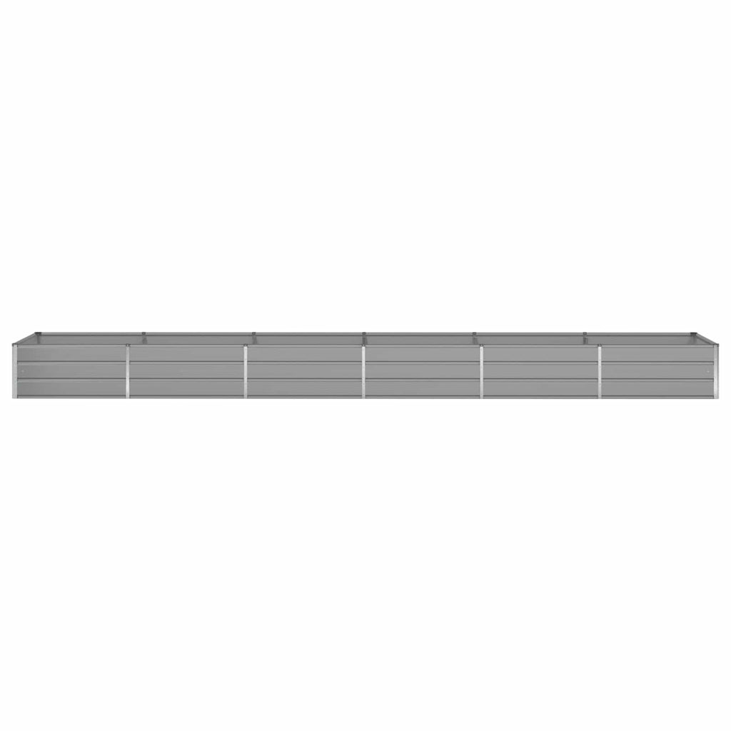 Fioriera Grigio chiaro 580 x 100 x 45 cm Acciaio zincato