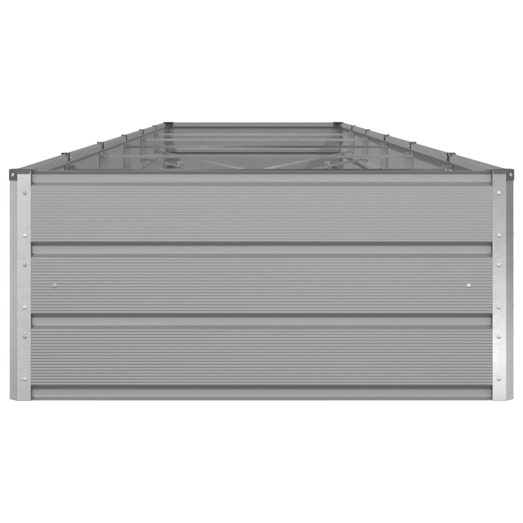 Fioriera Grigio chiaro 580 x 100 x 45 cm Acciaio zincato