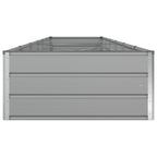 Fioriera Grigio chiaro 580 x 100 x 45 cm Acciaio zincato