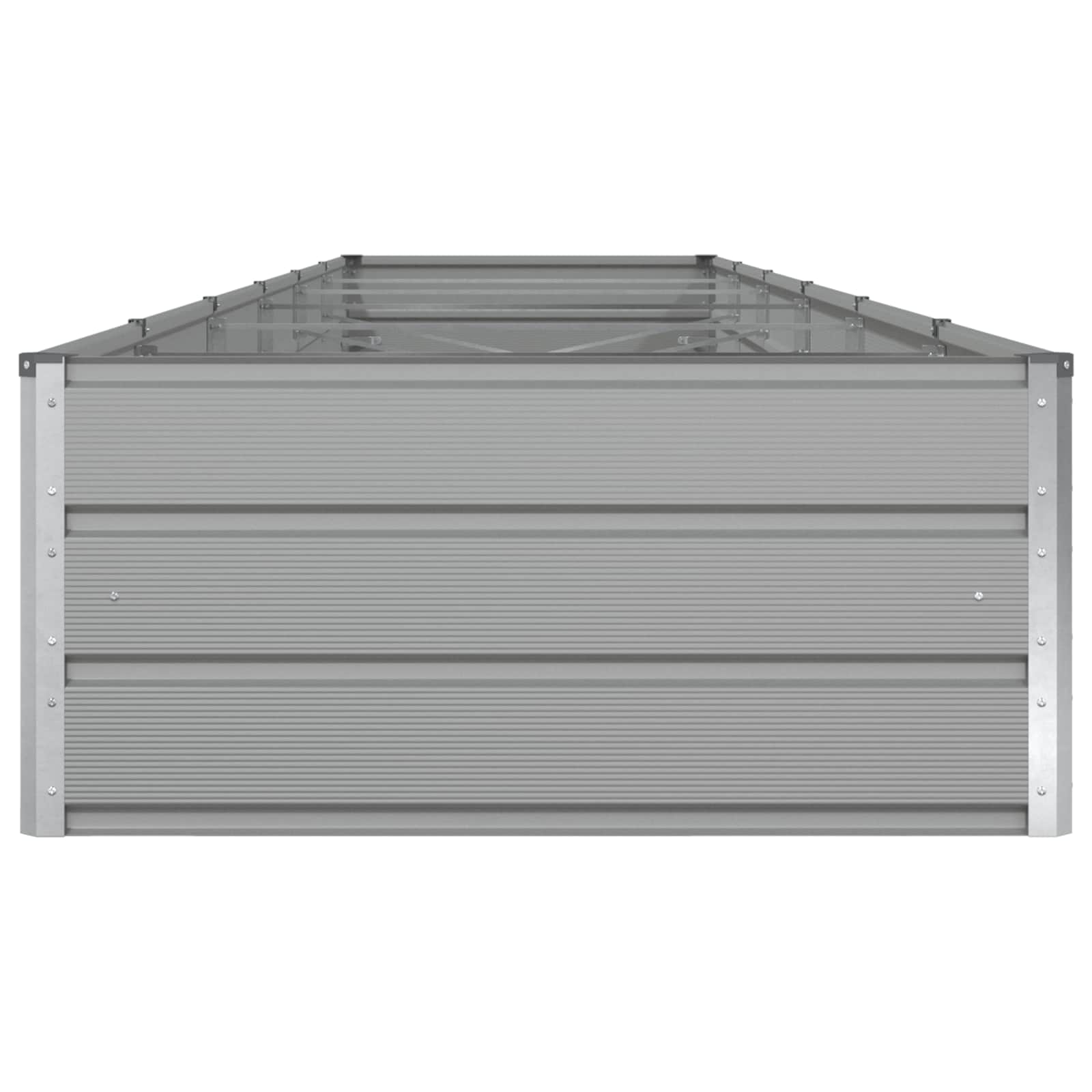 Fioriera Grigio chiaro 580 x 100 x 45 cm Acciaio zincato