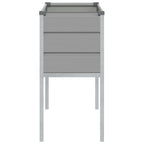 Fioriera Grigio chiaro 100 x 45 x 90 cm Acciaio zincato