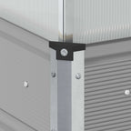 Fioriera Grigio chiaro 100 x 100 x 77 cm Acciaio zincato