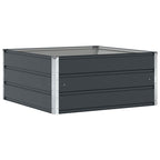 Fioriera Antracite 100 x 100 x 45 cm Acciaio