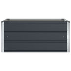 Fioriera Antracite 100 x 100 x 45 cm Acciaio