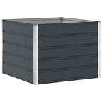 Fioriera Antracite 100 x 100 x 75 cm Acciaio