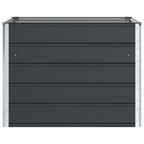 Fioriera Antracite 100 x 100 x 75 cm Acciaio