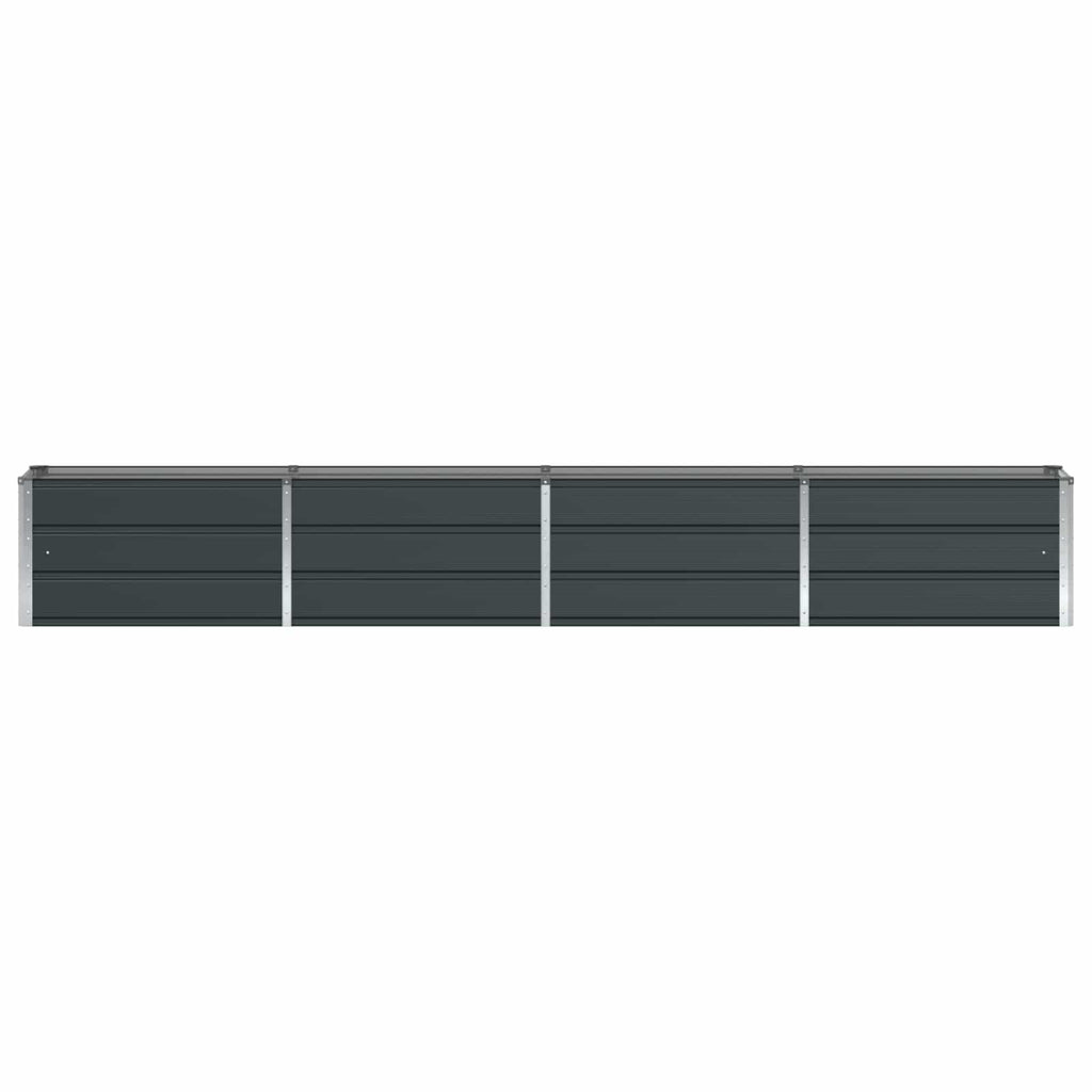 Fioriera Antracite 320 x 40 x 45 cm Acciaio