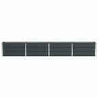 Fioriera Antracite 320 x 40 x 45 cm Acciaio