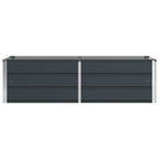 Fioriera Antracite 160 x 80 x 45 cm Acciaio
