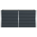 Fioriera Antracite 160 x 80 x 75 cm Acciaio