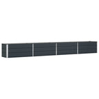 Fioriera Antracite 385 x 50 x 45 cm Acciaio zincato
