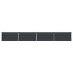 Fioriera Antracite 385 x 50 x 45 cm Acciaio zincato