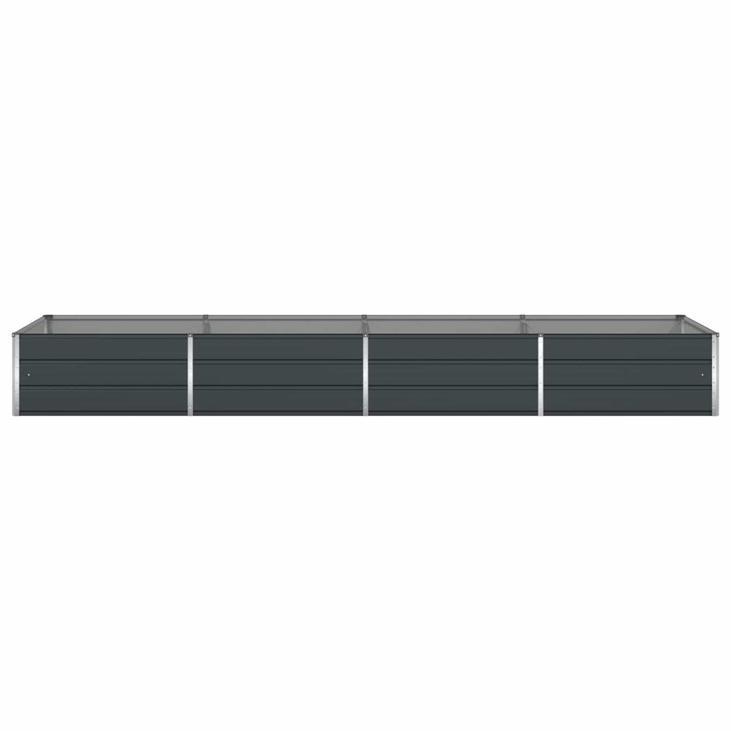 Fioriera Antracite 385 x 100 x 45 cm Acciaio zincato