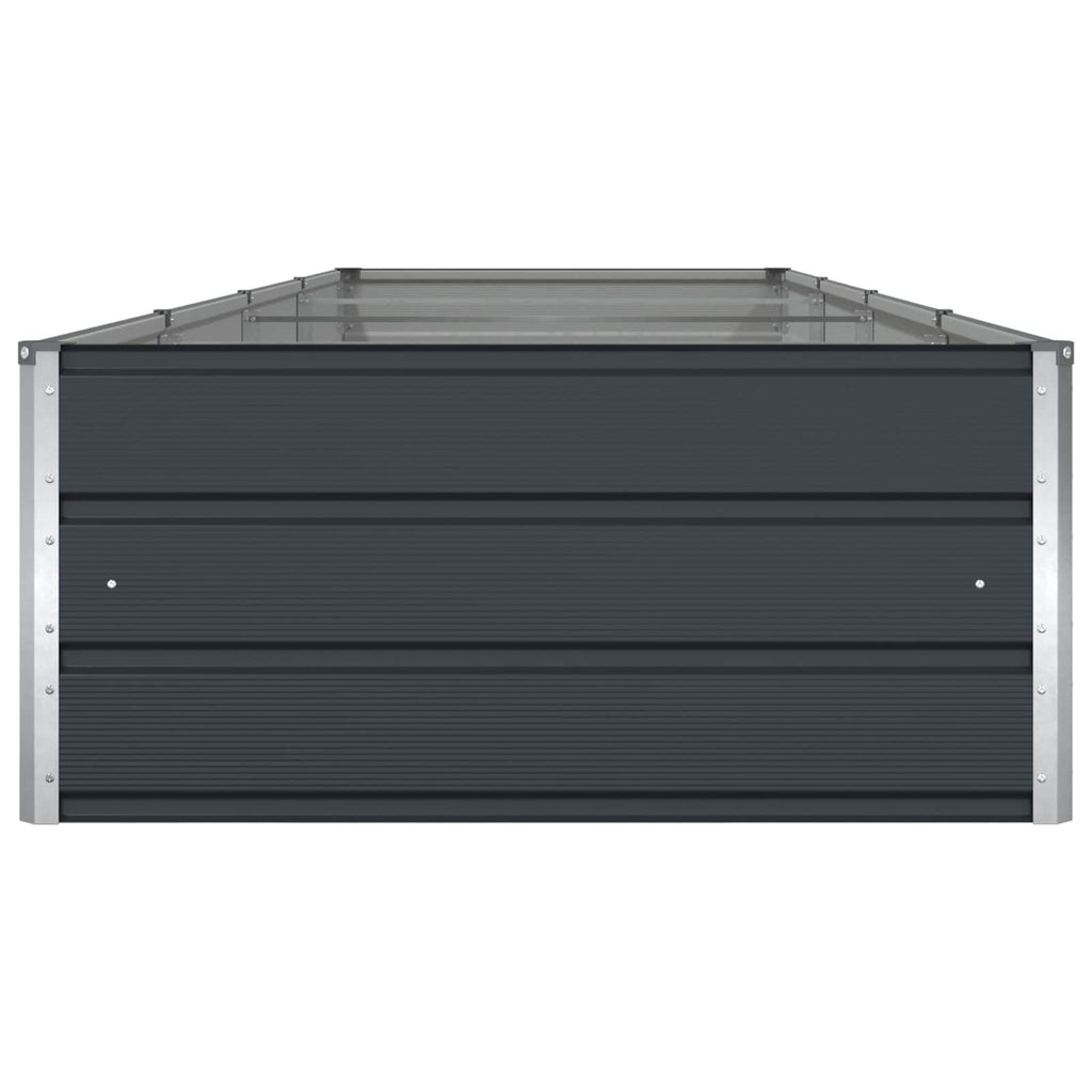 Fioriera Antracite 385 x 100 x 45 cm Acciaio zincato