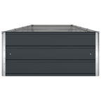 Fioriera Antracite 385 x 100 x 45 cm Acciaio zincato