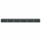Fioriera Antracite 580 x 100 x 45 cm Acciaio zincato