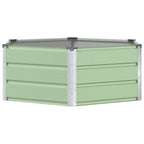 Fioriera Verde Pastello 129 x 129 x 45 cm Acciaio
