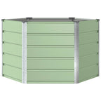 Fioriera Verde Pastello 129 x 129 x 75 cm Acciaio