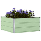 Fioriera Verde Pastello 100 x 100 x 45 cm Acciaio
