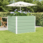 Fioriera Verde Pastello 100 x 100 x 75 cm Acciaio