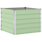 Fioriera Verde Pastello 100 x 100 x 75 cm Acciaio