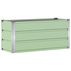 Fioriera Verde 100 x 40 x 45 cm Acciaio