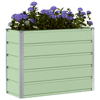 Fioriera Verde 100 x 40 x 75 cm Acciaio