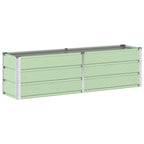 Fioriera Verde 160 x 40 x 45 cm Acciaio