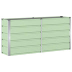 Fioriera Verde 160 x 40 x 75 cm Acciaio